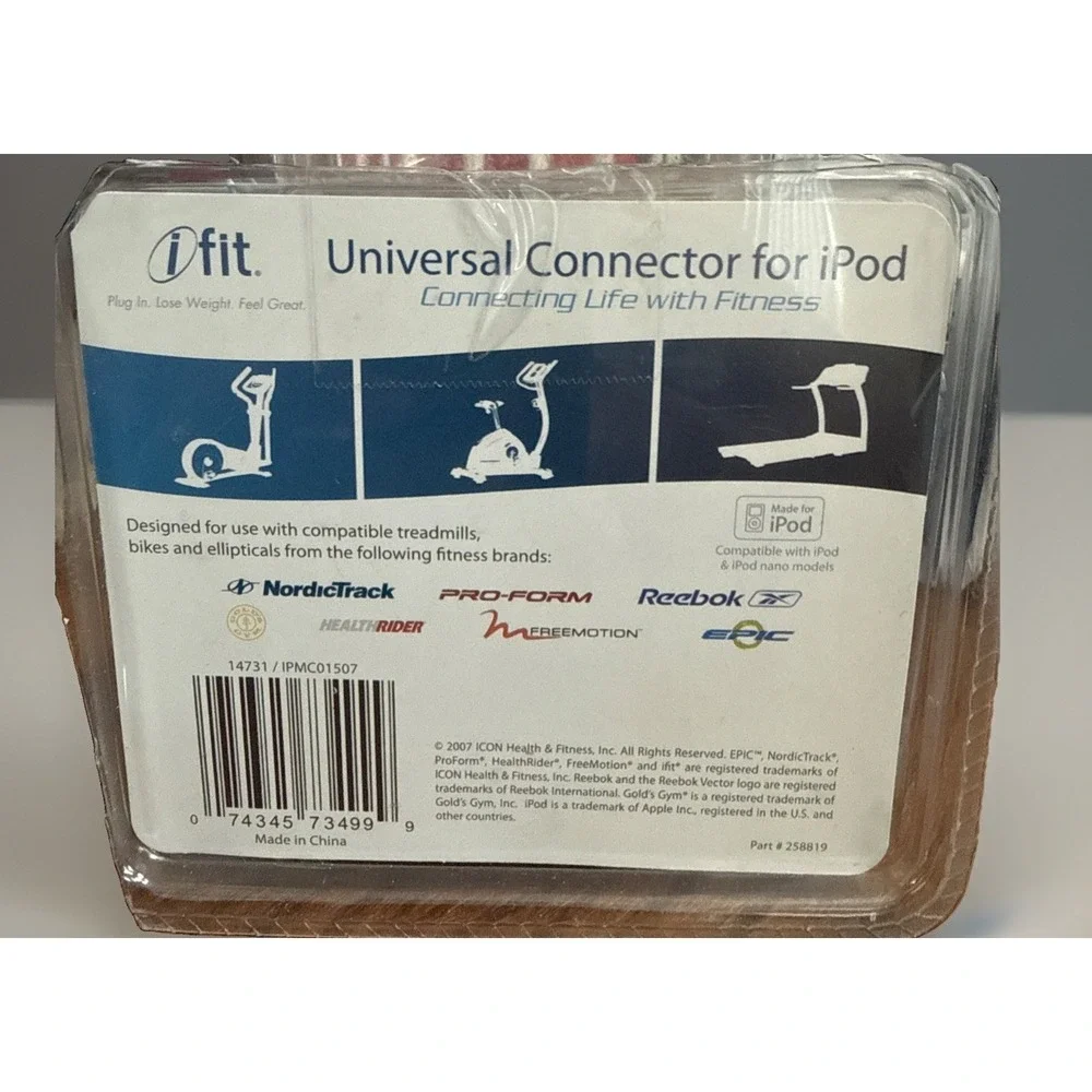 New Sealed ifit Universal Connector for iPod/iPod Nano * Media Hands Free 258819
